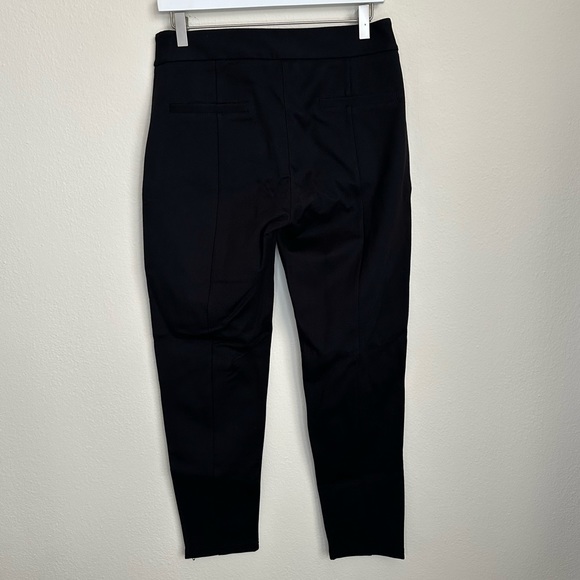 Betabrand Black Cigarette Slim Zip Ankle Ponte Knit Pants Size Medium - Picture 2 of 12